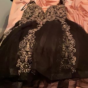 Pretty black mini dress for sale